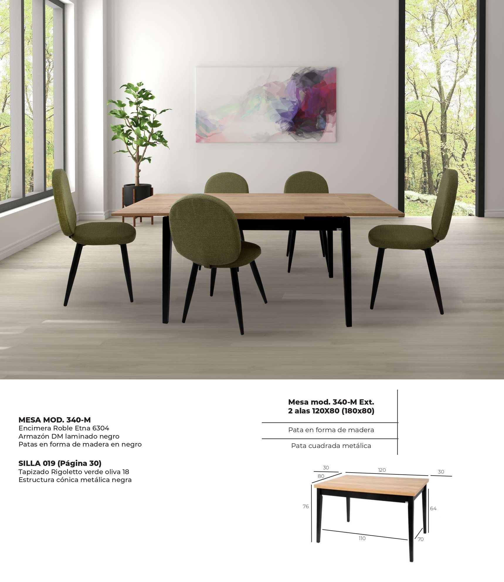 1033-340 Mesa de cocina